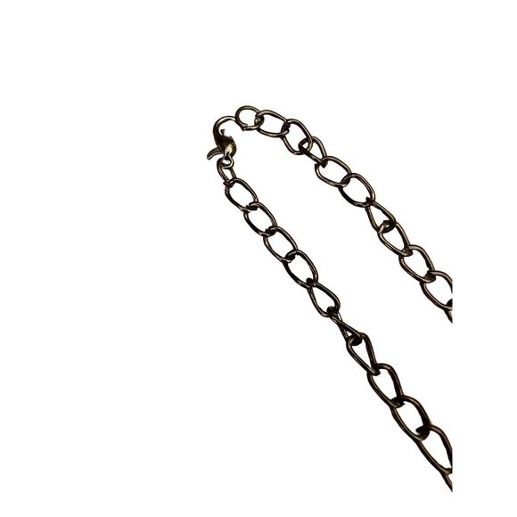 Black Art Deco Style Necklace - Picture 4 of 5